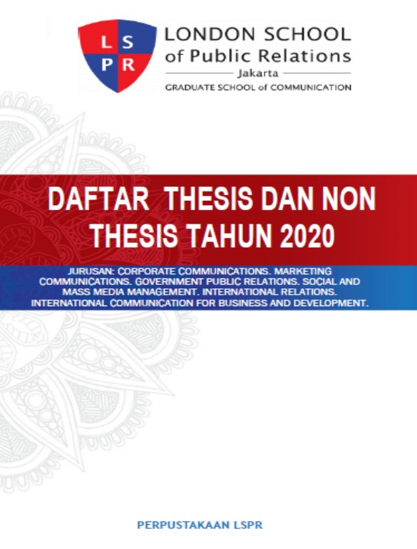 DAFTAR JUDUL THESIS (S2) TAHUN 2018 - 2023.