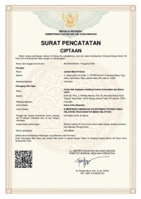 Surat Pencatatan Ciptaan Hak Kekayaan Intelektual Institut Komunikasi dan Bisnis LSPR - Jenis Buku