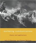 Marketing Communications : Theory and Aplications