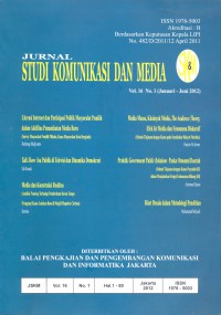 Jurnal Studi Komunikasi dan Media