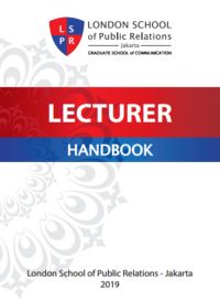 Lecturer : Handbook