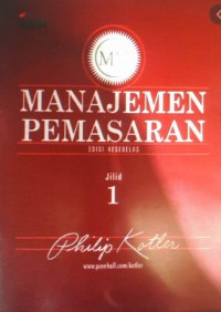 Manajemen Pemasaran Edisi Kesebelas ( Jilid 1 )