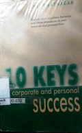 10 Keys to Corporate and Personal Success