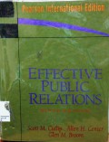 Effective Public Relations (Ninth Edition)
