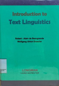 Introduction to Text Linguistics