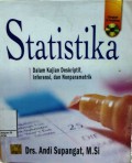 Statistika : Dalam Kajian Deskriptif Inferensi & Nonparametrik