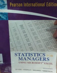 Statistics for Managers Using Microsoft Excel