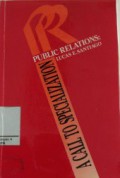 A Call To Spezialization : Public Relations