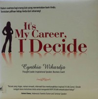It's My Career I Decide