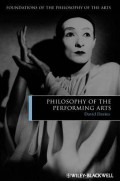 Philosophy of the Performing Arts