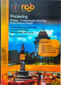 Proceeding :Strategi Communication Branding di Era Industri Kreatif