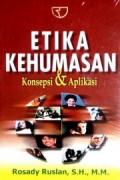 Etika kehumasan : Konsepsi dan Aplikasi