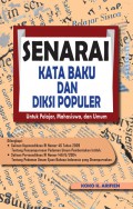 Senarai Kata Baku dan Diksi Populer