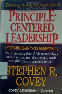 Principle Centered Leadership