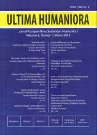 Jurnal Ultima Humaniora