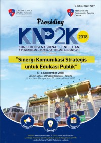 Prosiding Konferensi Nasional Penelitian dan Pengabdian Masyarakat Bidang Komunikasi Tahun 2018