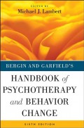 Handbook of Psychotherapy and Behavior Change (6th edition)