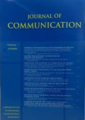 Journal Of Communication : A Journal Of The International Communication Association