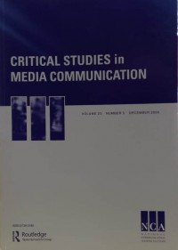 Critical  Studies In Media Communication