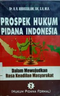 Prospek Hukum pidana Indonesia