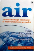 Air : Untuk Menjaga kesehatan & Menyembuhkan Penyakit