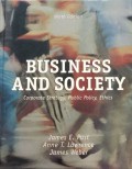 Business And Society; Corporate Strategy, Public Policy,Ethics