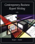 Contemporary Business Report Writing