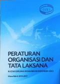 Peraturan Organisasi Dan Tata Laksana