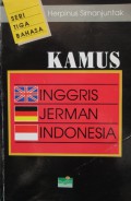 Kamus Inggris Jerman Indonesia