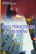 Pengantar Ilmu Perhotelan dan Restoran